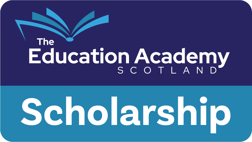 "The Education Academy Scotland Scholarship Program logo, symbolizing excellence in education and commitment to supporting students in their academic journey. The logo represents the academy's dedication to providing opportunities for growth, achievement, and success through its scholarship initiatives."